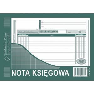 Druk MiP Nota Księgowa A5/80